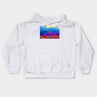 The Grand Canyon Alive In Color Kids Hoodie